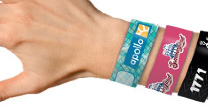 VIP-Armbånd med digitalprint/fullcolour