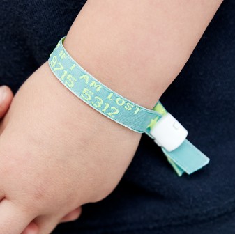 Personlig ID-armbånd for barn 