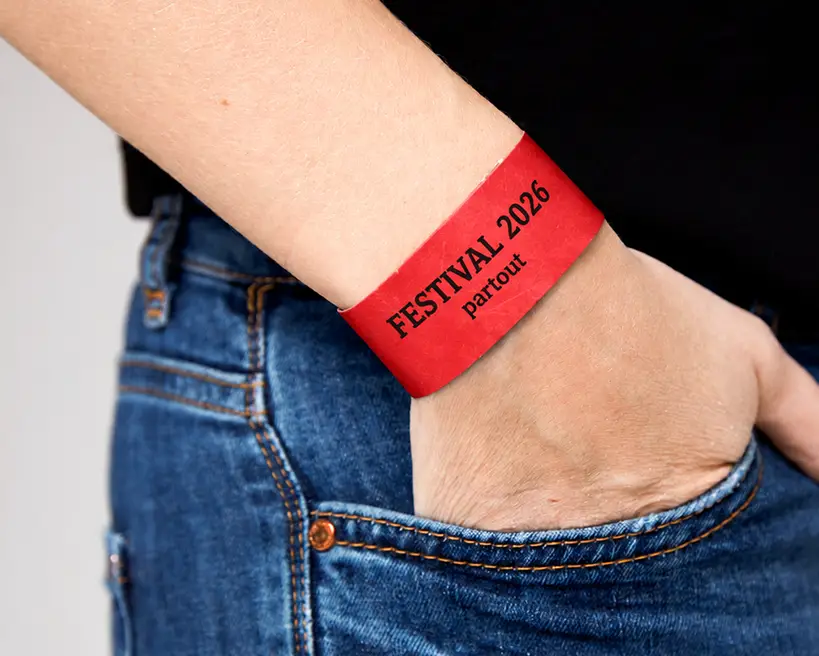 Festivalarmbånd i papir