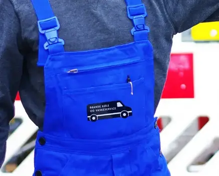 Arbeidsklær med eget trykk