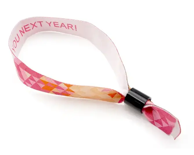 Dobbeltvevde festivalarmbånd