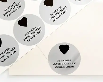 Avansert designer for sølv klistremerker