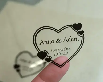 Avansert designer for gjennomsiktige klistremerker