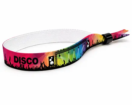 Festlig festivalarmbånd i mange farger