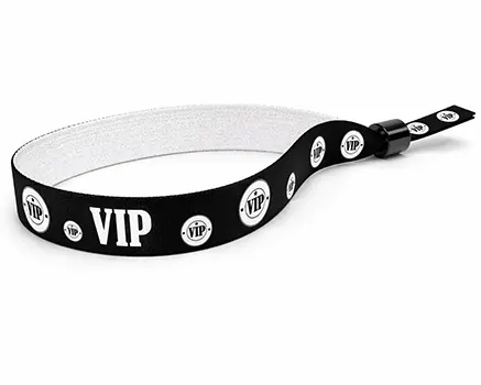 Svarte VIP festivalarmbånd