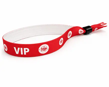 Røde VIP festivalarmbånd