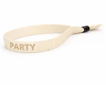 Lys gule festivalarmbånd
