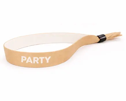 Honningfargede festivalarmbånd