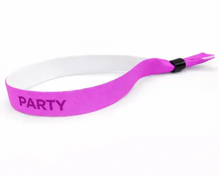 Syrinfargede festivalarmbånd